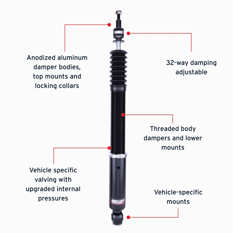 Honda Accord Coilover Suspension Kit - Rear - Air Lift - Air Lift Performance - `18-`25